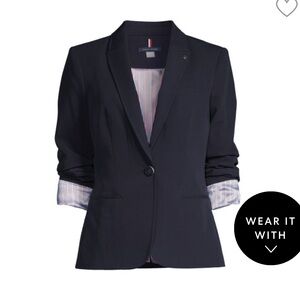 TOMMY HILFIGER
Striped Roll Cuff Blazer